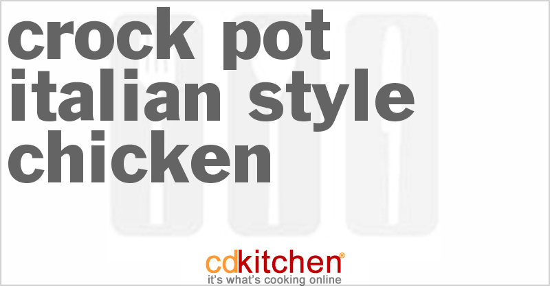 Italian-Style Chicken - CDKitchen.com