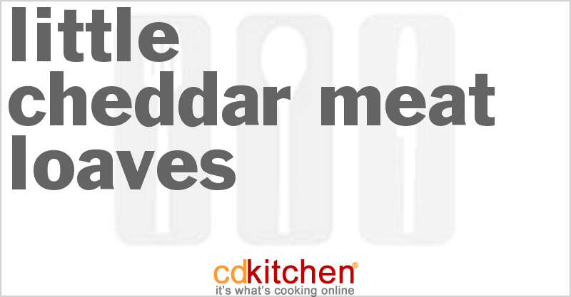 Little Cheddar Meat Loaves - CDKitchen.com