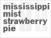 recipe for mississippi mist strawberry pie
