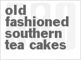 recipe for old fashioned southern tea cakes