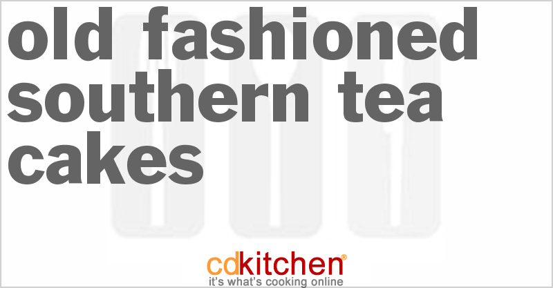 Old Fashioned Southern Tea Cakes - CDKitchen.com