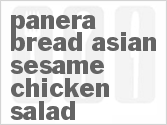 recipe for copycat panera bread asian sesame chicken salad