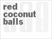 recipe for red coconut balls