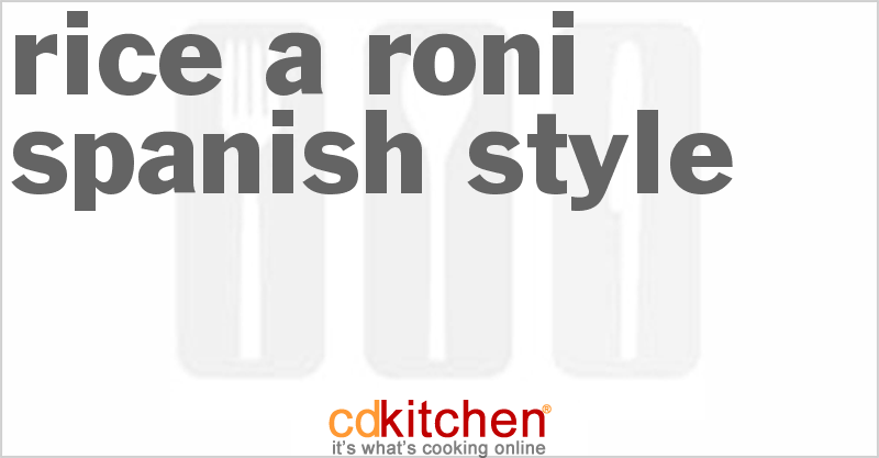 Rice a Roni Spanish Style - CDKitchen.com