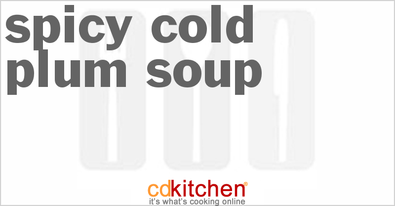 Spicy Cold Plum Soup - CDKitchen.com