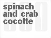 recipe for spinach and crab cocotte
