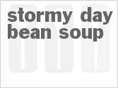recipe for stormy day bean soup