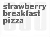 recipe for strawberry breakfast pizza