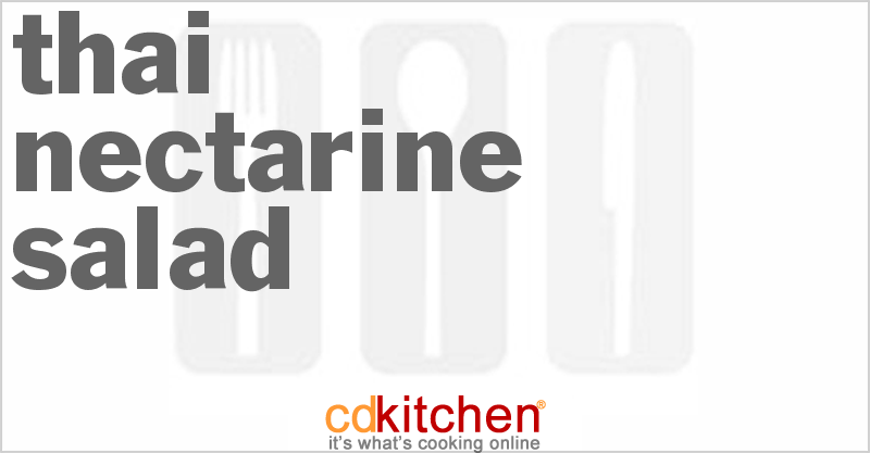 Thai Nectarine Salad - CDKitchen.com