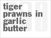 recipe for tiger prawns in garlic butter