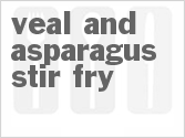 recipe for veal and asparagus stir-fry