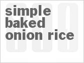 Simple Baked Onion Rice