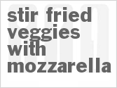 Stir-Fried Veggies With Mozzarella