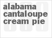 recipe for cantaloupe cream pie
