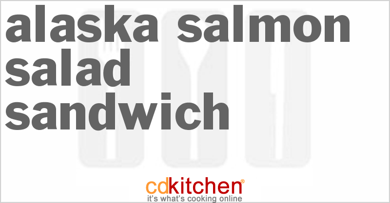 Alaska Salmon Salad Sandwich - CDKitchen.com