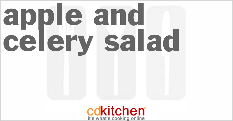 Apple and Celery Salad - CDKitchen.com