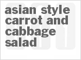 recipe for asian-style carrot and cabbage salad