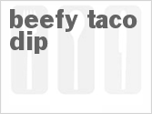 recipe for beefy taco dip