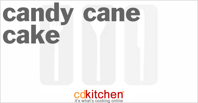 Candy Cane Cake - CDKitchen.com