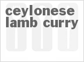 recipe for ceylonese lamb curry