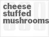 recipe for cheese-stuffed mushrooms