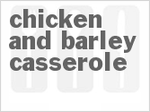 recipe for chicken and barley casserole