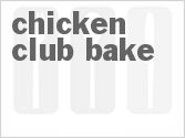 recipe for chicken club bake