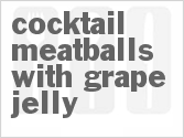 recipe for cocktail meatballs with grape jelly