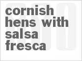 recipe for slow cooker cornish hens with salsa fresca
