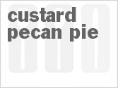 recipe for custard pecan pie