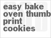 recipe for easy bake oven thumb print cookies