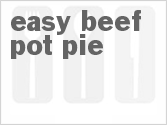 recipe for easy beef pot pie