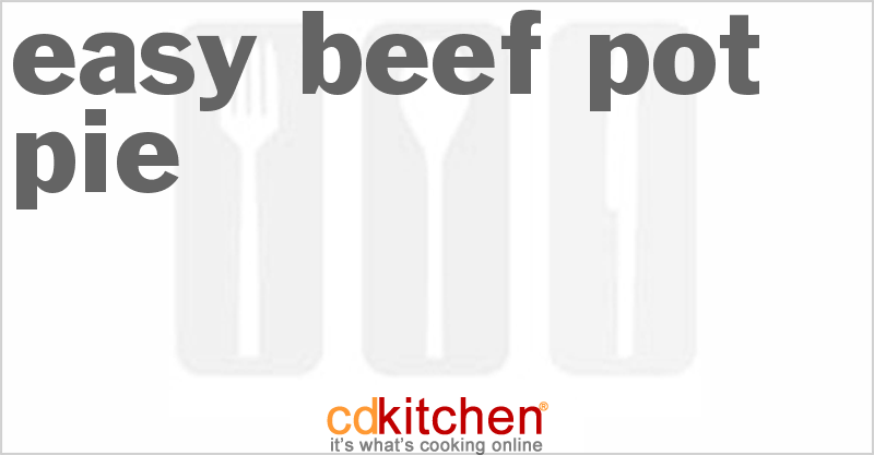 Easy Beef Pot Pie - CDKitchen.com