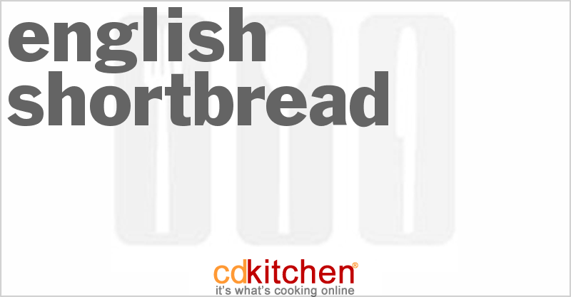 English Shortbread - CDKitchen.com