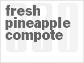 recipe for fresh pineapple compote