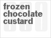 recipe for frozen chocolate custard