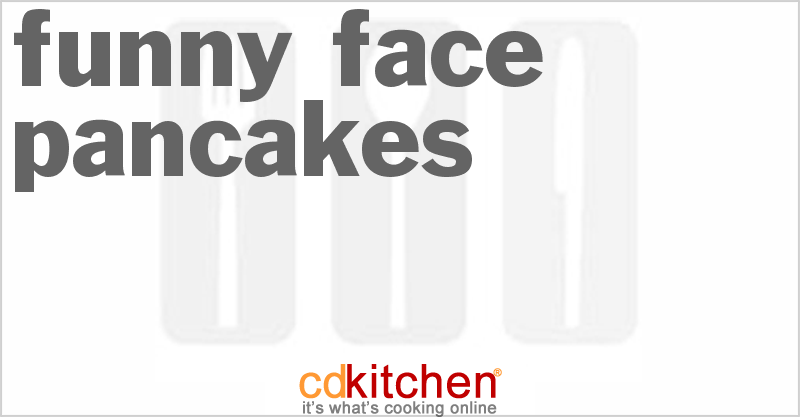 Funny Face Pancakes - CDKitchen.com