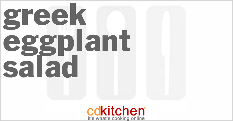 Greek Eggplant Salad - CDKitchen.com