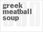 recipe for greek meatball soup