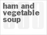 recipe for slow cooker ham and vegetable soup