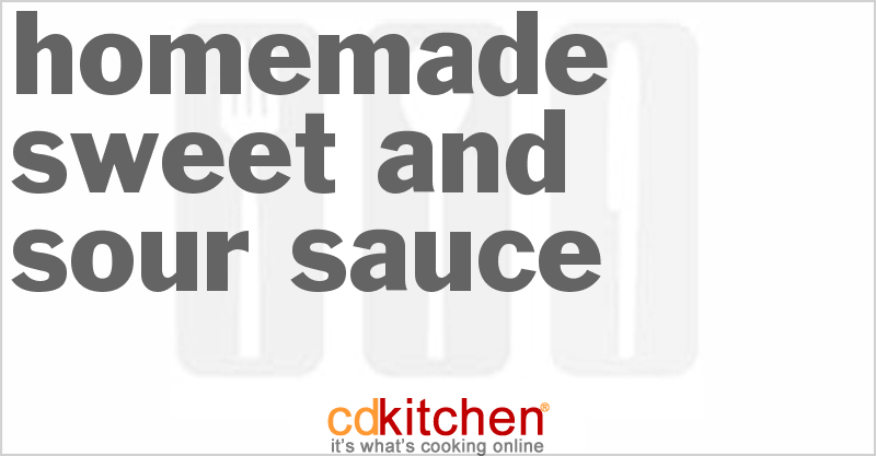 Homemade Sweet And Sour Sauce - CDKitchen.com