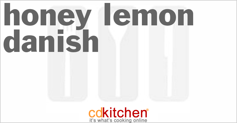 Honey Lemon Danish - CDKitchen.com