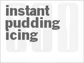 recipe for instant pudding icing