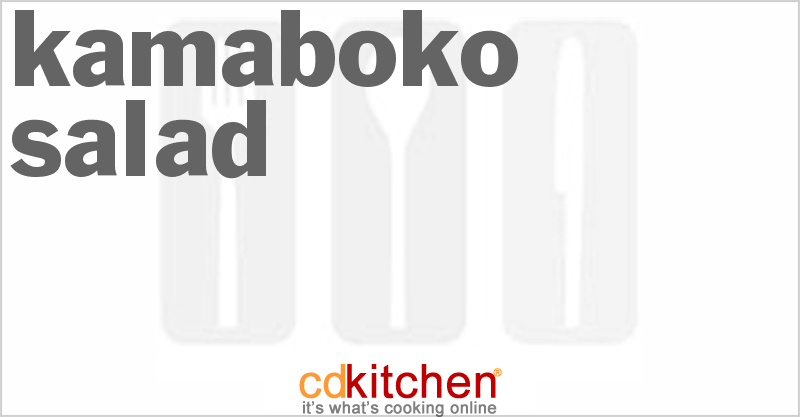 Kamaboko Salad - CDKitchen.com