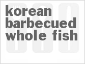 recipe for korean barbecued whole fish