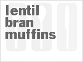 recipe for lentil bran muffins