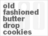 recipe for old fashioned butter drop cookies