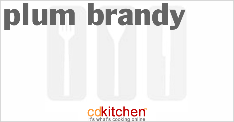Plum Brandy - CDKitchen.com
