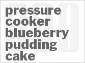 recipe for pressure cooker blueberry pudding cake