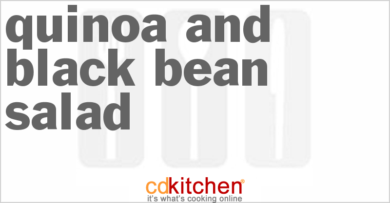 Quinoa And Black Bean Salad - CDKitchen.com